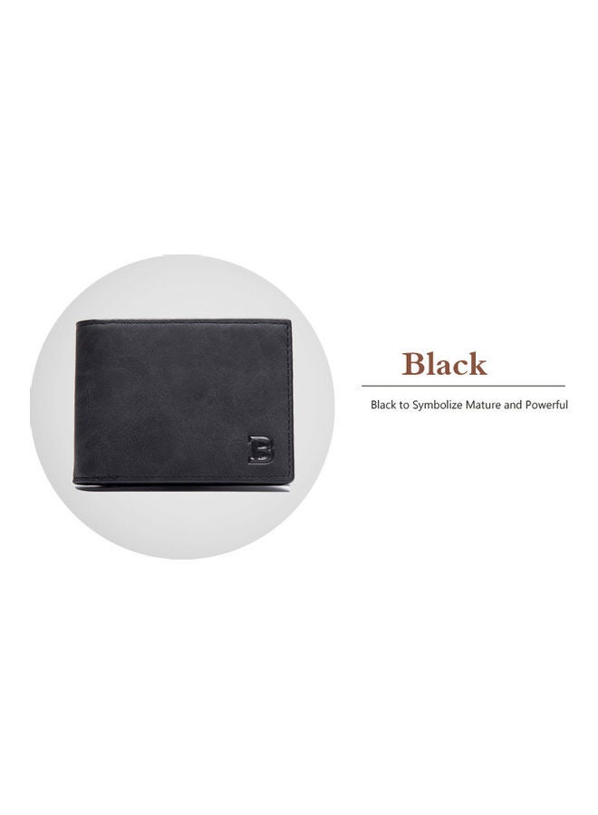 XiuWoo Leather Bi-Fold Wallet Black  - Image 3