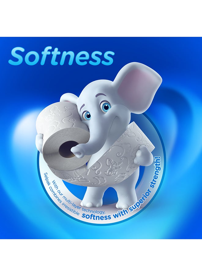 Selpak - Super Soft Embossed Toilet Paper 140 Sheets x 3Ply, 17 GSM, Pack of 8 Rolls - Image 1