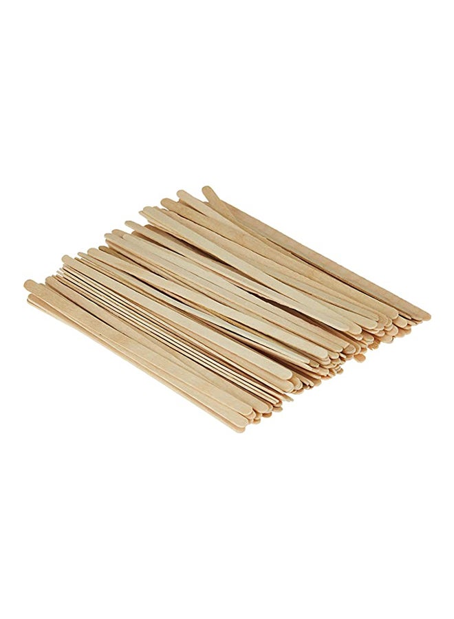 Hotpack 1000-Piece Wooden Coffee Stirrer Set Beige 14cm  - Image 2