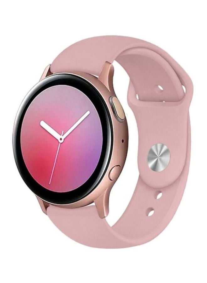 MARGOUN Silicone Replacement Band For Samsung Galaxy Active Watch Series 40/44mm Pink - Image 4