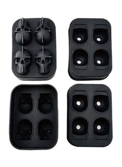 XiuWoo 3D Skull Ice Mold Tray Black  - Image 2
