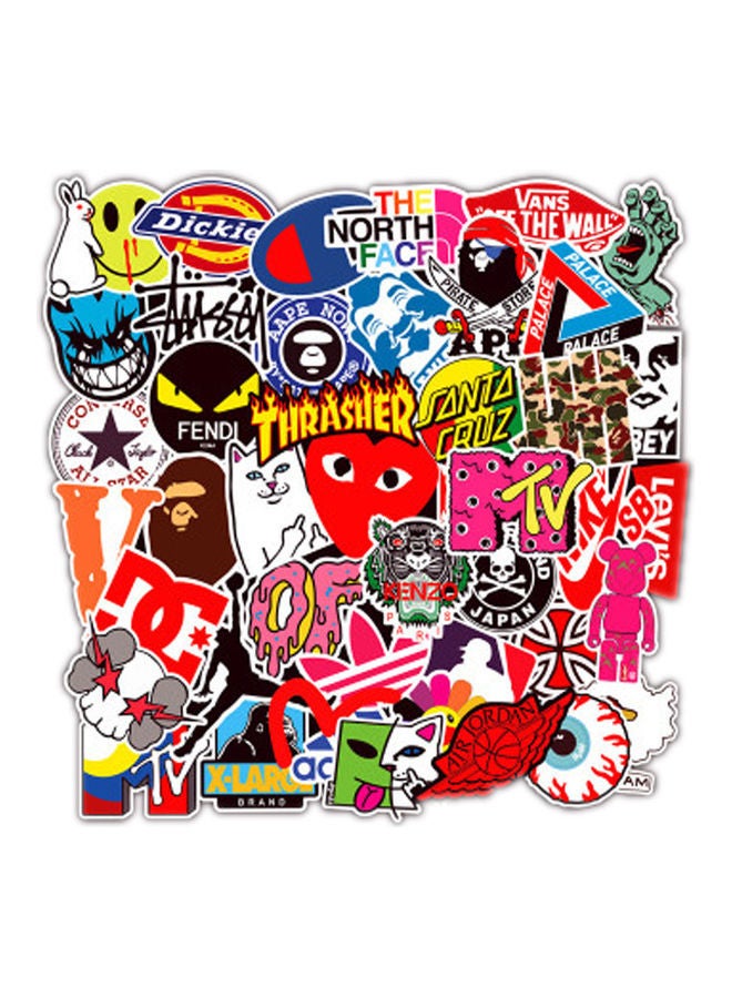 مجموعة ملصقات مضادة للماء بتصميم رسومات كرتونية مكونة من 101 قطعة - Image 1