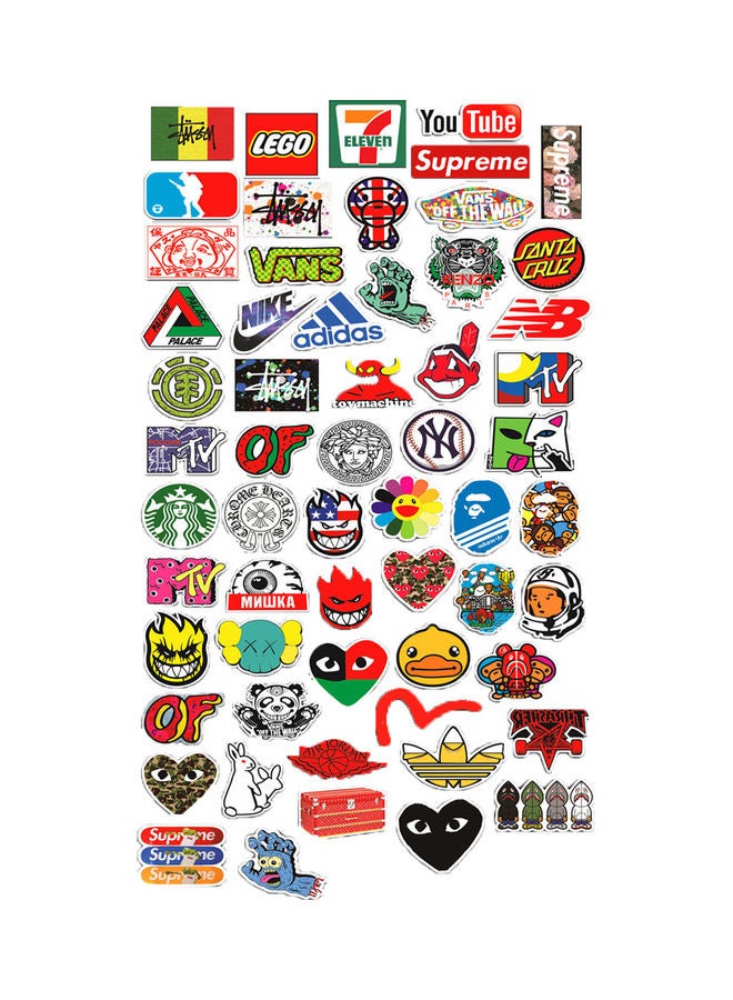 مجموعة ملصقات مضادة للماء بتصميم رسومات كرتونية مكونة من 101 قطعة - Image 3