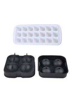 XiuWoo Set Of 4 Round Ice Cube Mold Multicolour  - Image 1