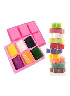 XiuWoo Pack Of 3  Basic Rectangle Ice Mould Pink  - Image 2