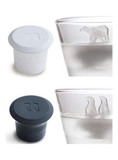 Polar Bear And Penguin Shape Ice Cube Molds B90 Multicolour