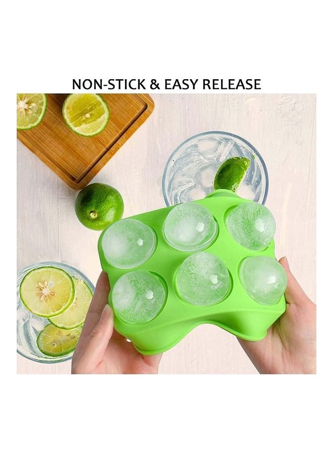 XiuWoo - Set Of 2 Ice Cube Tray B62 Green/White - Image 1