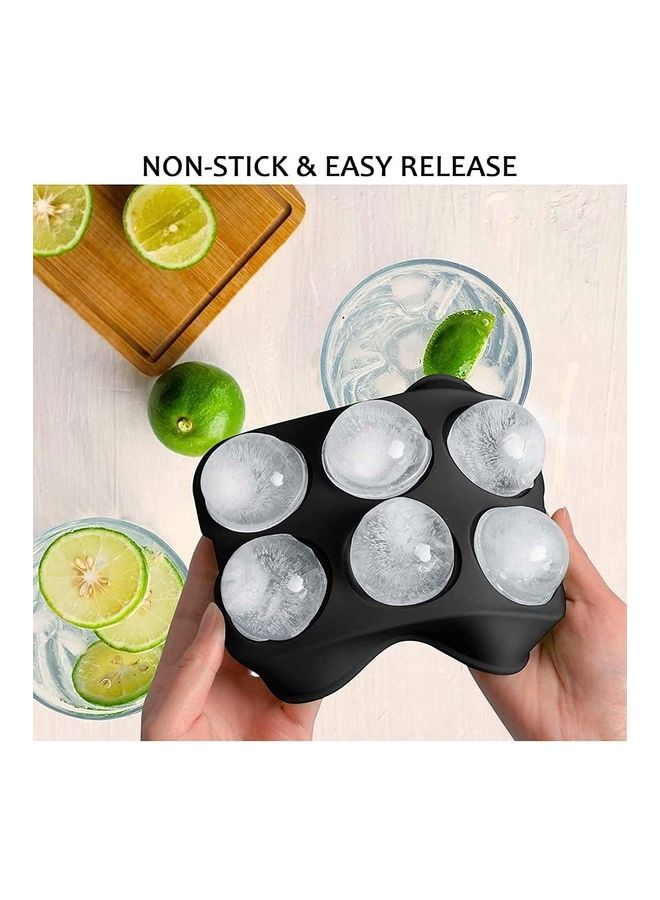 XiuWoo - Set Of 2 Ice Cube Tray Black - Image 1