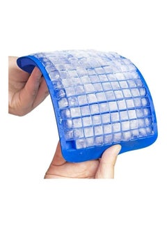 XiuWoo 2-Piece Silicone Ice Cube Tray Set Blue  - Image 3