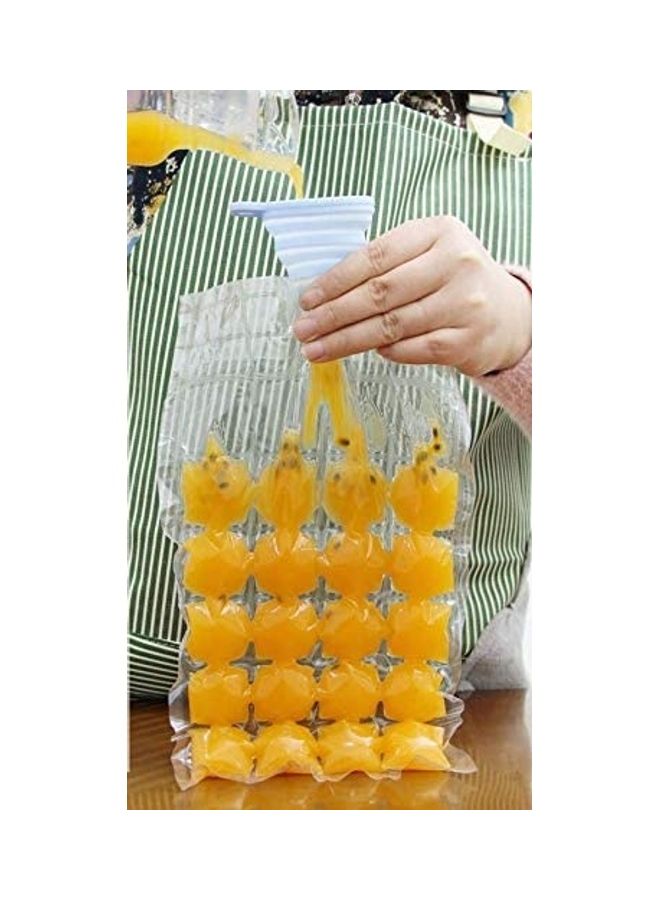 XiuWoo - Pack Of 50 Disposable Ice Cube Bags B61 Multicolour - Image 1