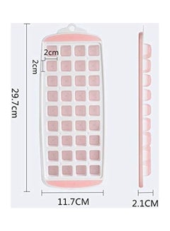 XiuWoo Flexible Silicone Ice Cube Tray Molds With Lids Multicolour  - Image 2