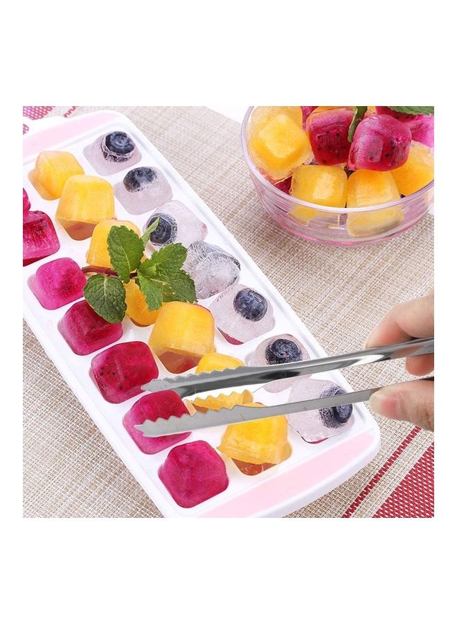 XiuWoo - Flexible Silicone Ice Cube Tray Molds With Lids Multicolour - Image 1