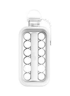 XiuWoo Foldable Ice Cube Molds With Lid White  - Image 1