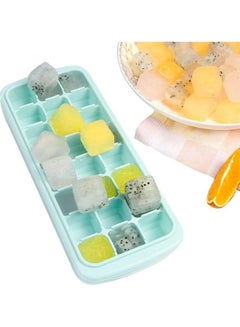 XiuWoo Ice Cube Molds Tray With Removable Lid White  - Image 1