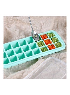 XiuWoo Ice Cube Molds Tray With Removable Lid White  - Image 2