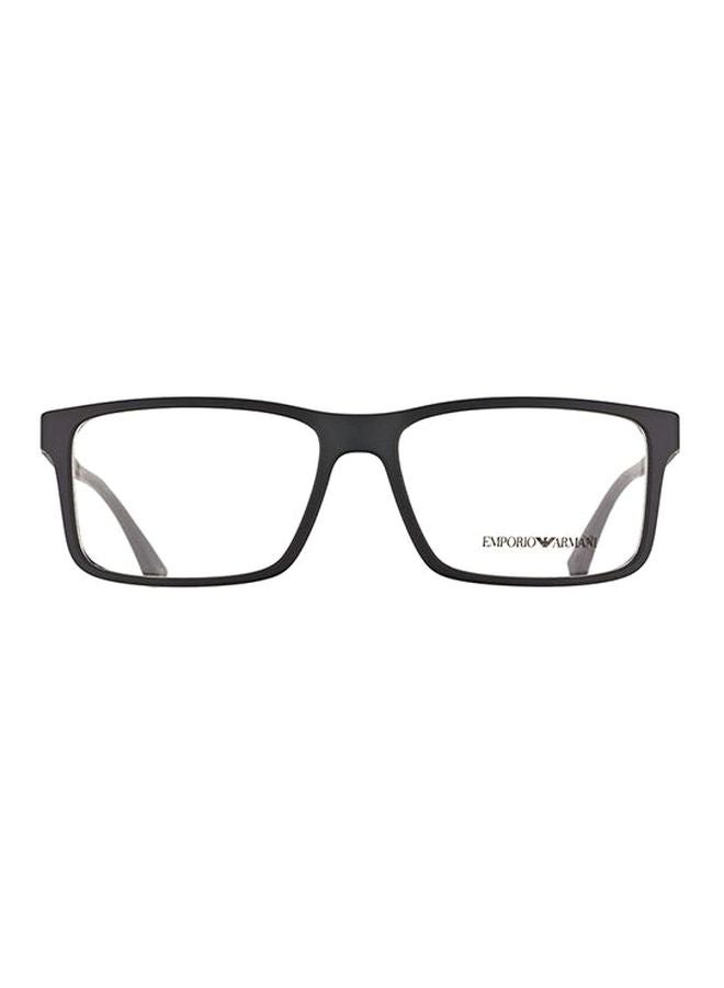 EMPORIO ARMANI - Men's Rectangular Eyeglass Frame - Image 1