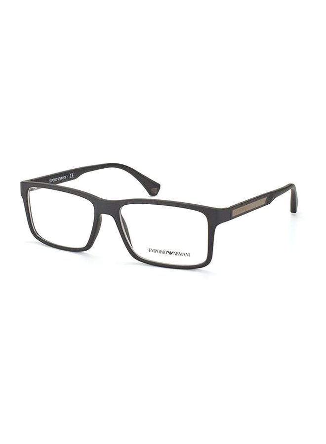 EMPORIO ARMANI - Men's Rectangular Eyeglass Frame - Image 1