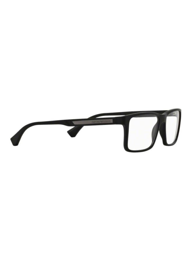 EMPORIO ARMANI - Men's Rectangular Eyeglass Frame - Image 1