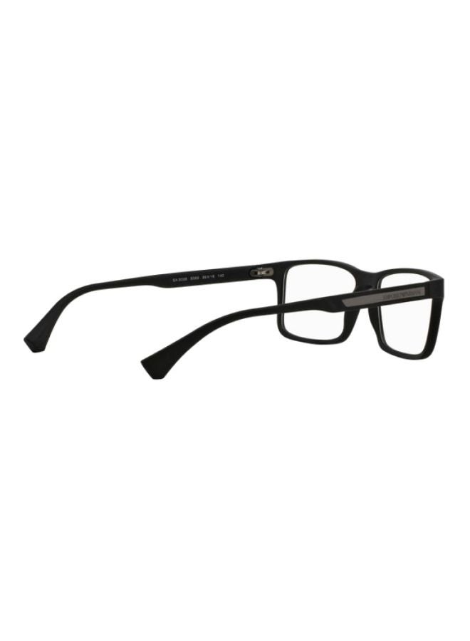 EMPORIO ARMANI - Men's Rectangular Eyeglass Frame - Image 1