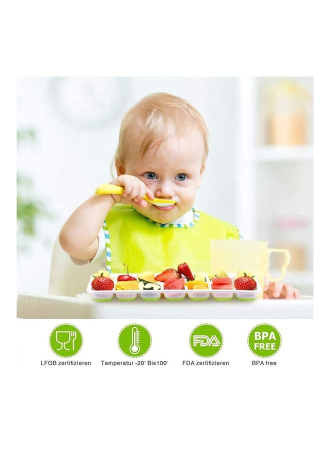 XiuWoo - Ice Cube Trays With Lids Multicolour - Image 1