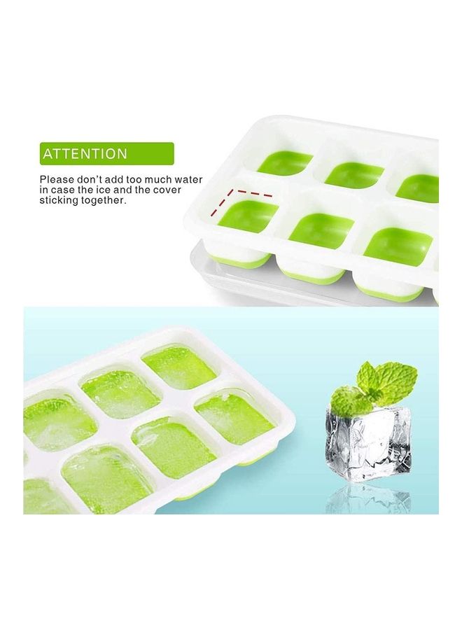 XiuWoo - Ice Cube Trays With Lids Multicolour - Image 1