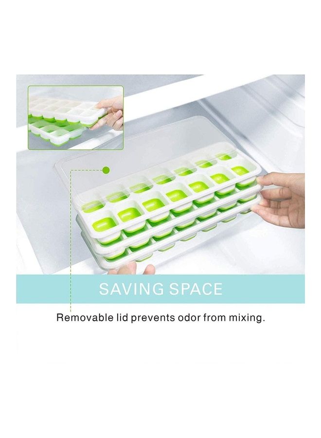 XiuWoo - Ice Cube Trays With Lids Multicolour - Image 1