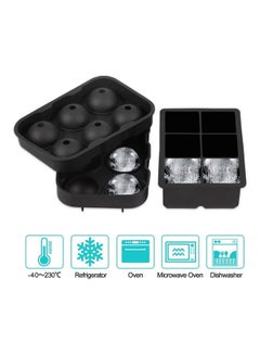 XiuWoo Silicone Ice Cube Trays B131 Black  - Image 4