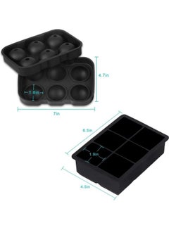 XiuWoo Silicone Ice Cube Trays B131 Black  - Image 5
