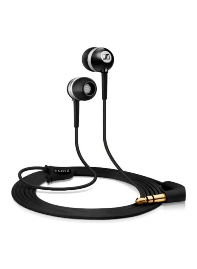 Sennheiser - CX 300-II Noise Cancelling Earbud Headphones Black - Image 1