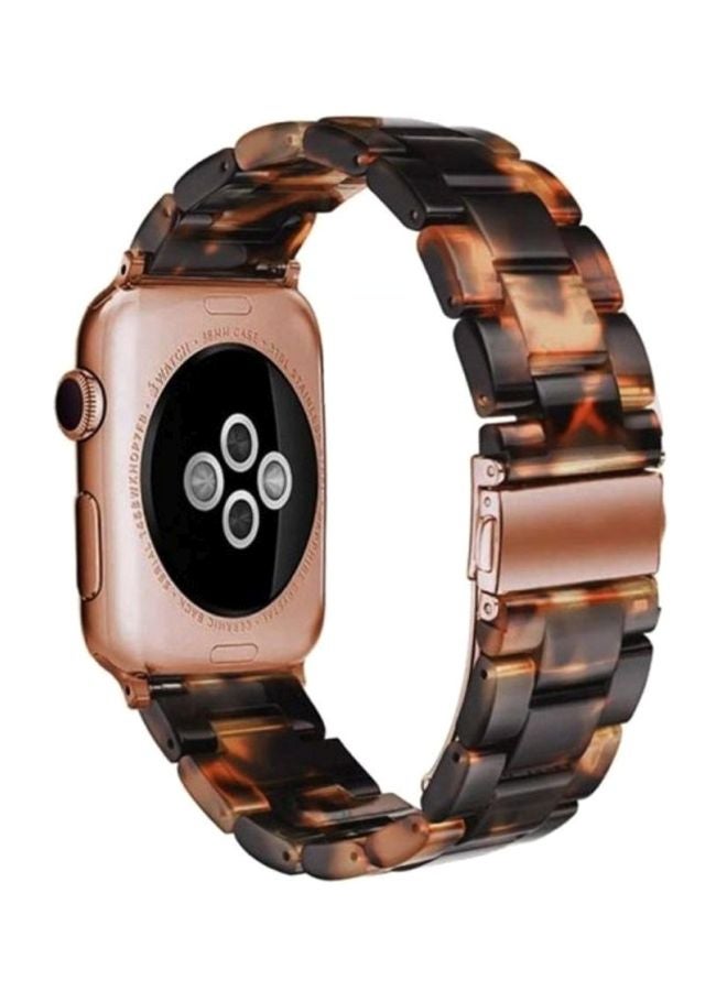 MARGOUN Marble Resin Bracelet Band For Apple Watch SE Series 42/44mm Multicolour - Image 2