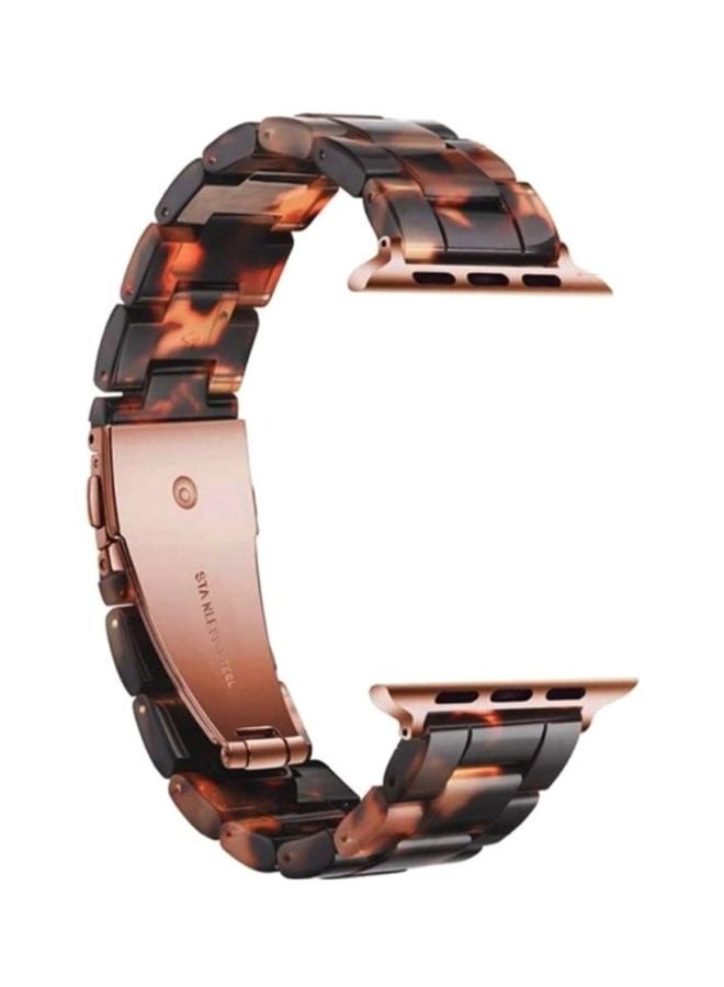 MARGOUN Marble Resin Bracelet Band For Apple Watch SE Series 42/44mm Multicolour - Image 3