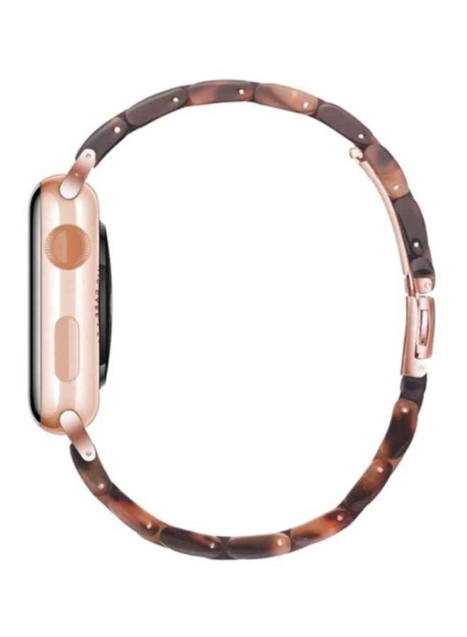 MARGOUN Marble Resin Bracelet Band For Apple Watch SE Series 42/44mm Multicolour - Image 5