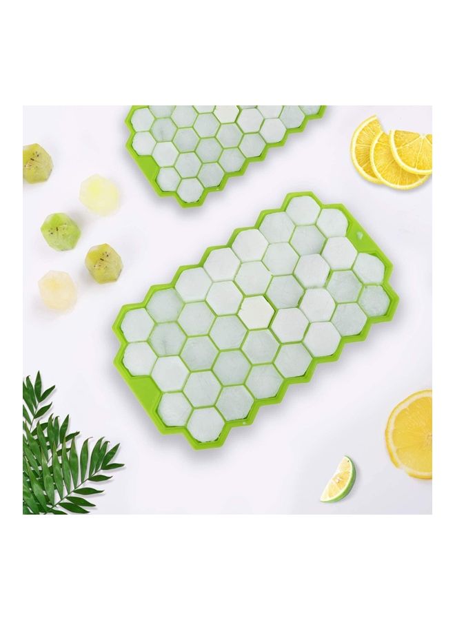 XiuWoo - Pack Of 2 Ice Cube Molds With Lid Multicolour - Image 1