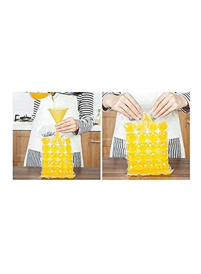 XiuWoo 50 Pieces Ice Cube Bag Beige  - Image 5