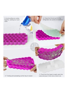 XiuWoo Flexible Silicone Ice Cube With Removable Lid B121 Blue  - Image 4
