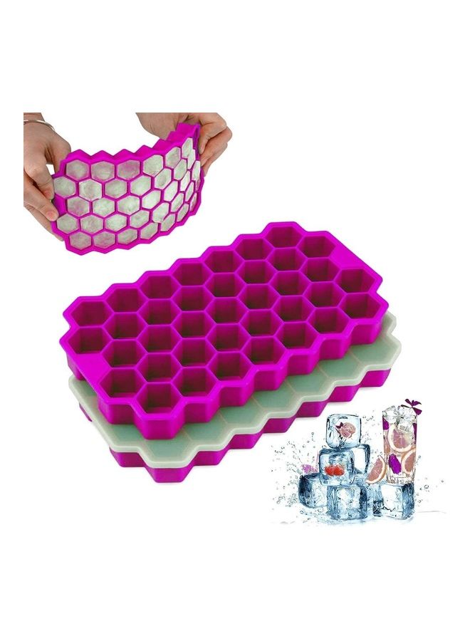 XiuWoo Flexible Silicone Ice Cube With Removable Lid B121 Blue  - Image 5