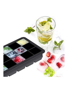 XiuWoo Ice Tray With Lid Black/Clear  - Image 3