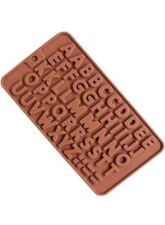 XiuWoo ABC Alphabet Birthday Fondant Cake And Ice Cube Mold B108 Red  - Image 1