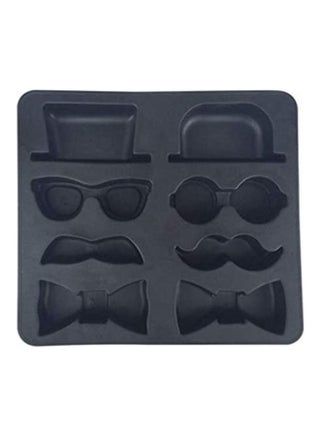 Silicone Hat And Beard Shape Ice Boxes Cake Mold Black - v1622396359/N47742820A_1