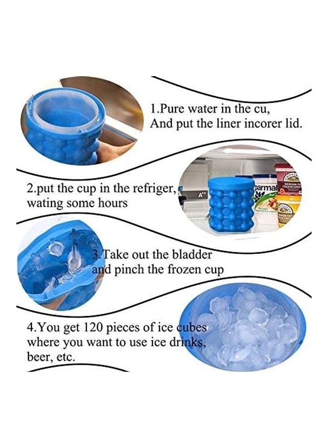 XiuWoo Ice Cube Maker B73 Blue  - Image 5
