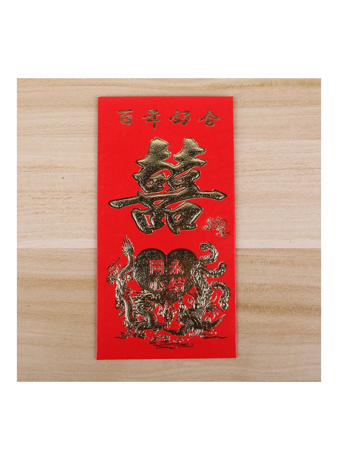 6-Piece Chinese New Year Paper Red Envelope