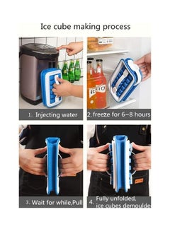 XiuWoo Portable Ice Cube Molds Flask With Lid B79 Multicolour  - Image 3