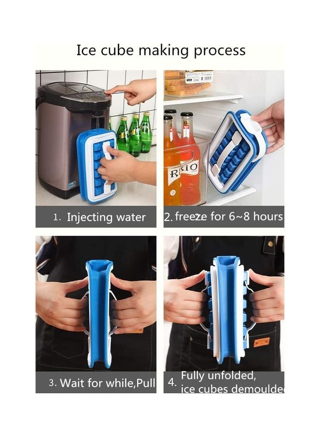 XiuWoo - Portable Ice Cube Molds Flask With Lid B79 Multicolour - Image 1