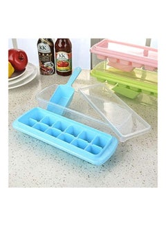 XiuWoo Ice Cube Tray Box With Lid Cover B117 Multicolour  - Image 2