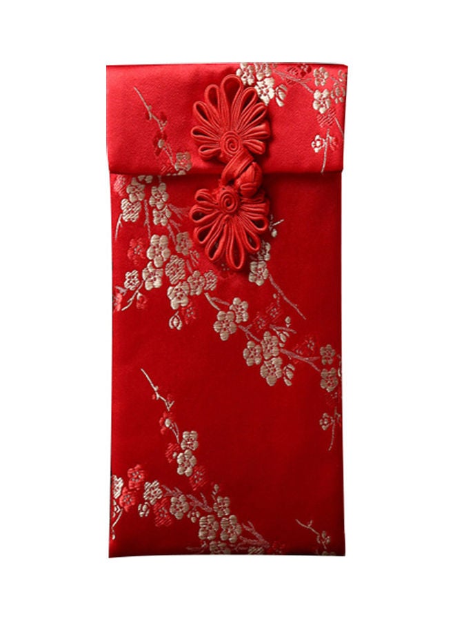 Dragon Phoenix Chinese Knot Brocade Red Envelope  - Image 1