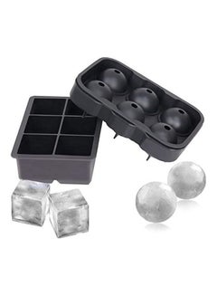 XiuWoo Set Of 2 Ice Cube Tray B57 Black  - Image 1
