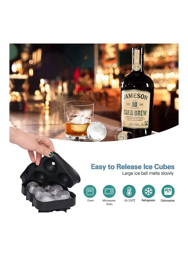 XiuWoo - Set Of 2 Ice Cube Tray B57 Black - Image 1