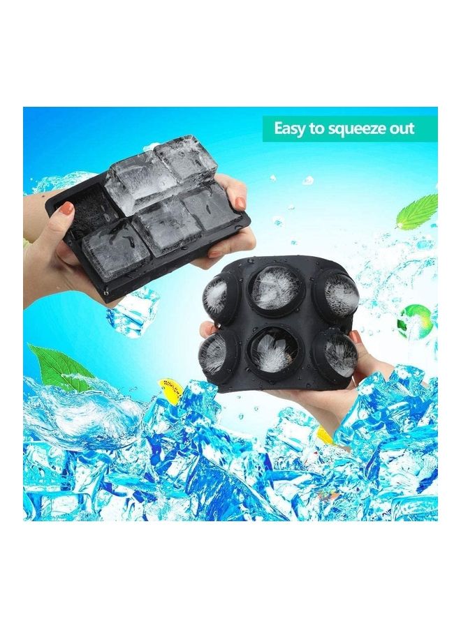 XiuWoo - Set Of 2 Ice Cube Tray B57 Black - Image 1