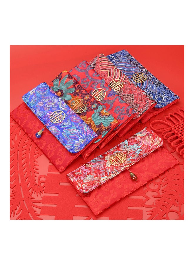 Chinese Style Cloth Floral Red Envelope  - Image 2