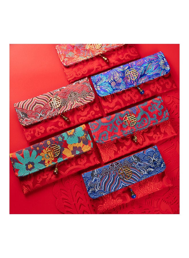 Chinese Style Cloth Floral Red Envelope  - Image 3